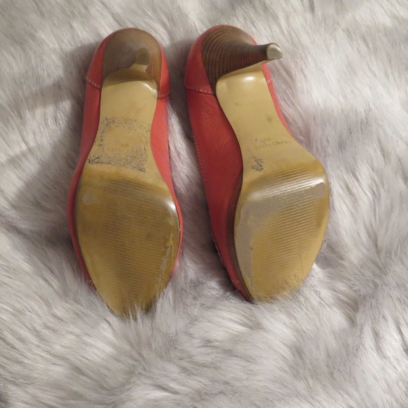 NINE WEST 'Dasher' pink peep toe pumps - Picture 6 of 10